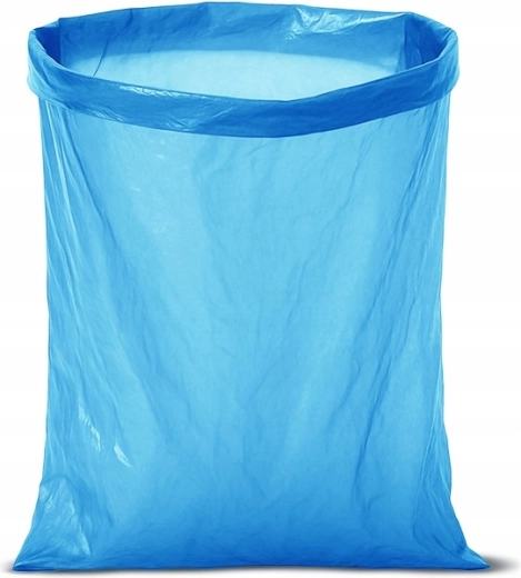Sacs poubelle universels bleus résistants 35 l, 150 pcs, avec liens de fermeture