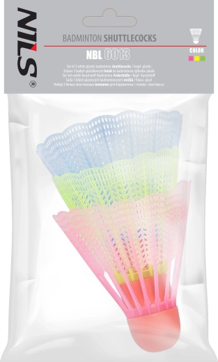 Volants de badminton NILS NBL6013, 3 pcs