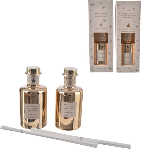 Diffuseur d’arômes de Noël à bâtonnets blanc 125 ml (2 assortis)
