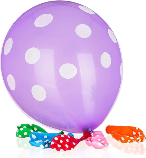 Ballons gonflables MY PARTY Dots 30 cm - 6 pièces