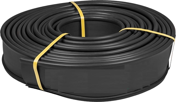 Bordure de gazon de jardin 12,5 cm x 18 m noire