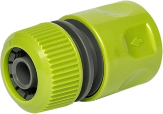 Raccord rapide avec fonction stop 1/2" pour tuyaux BRADAS