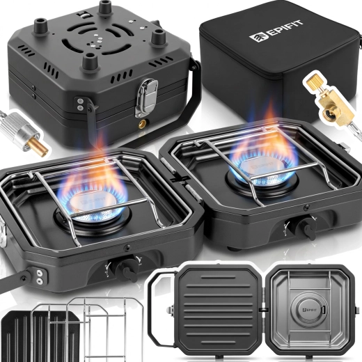 Réchaud à gaz de camping SPARK500 double