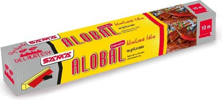 Papier aluminium pour grill 10 m × 29 cm, épaisseur 13 µm