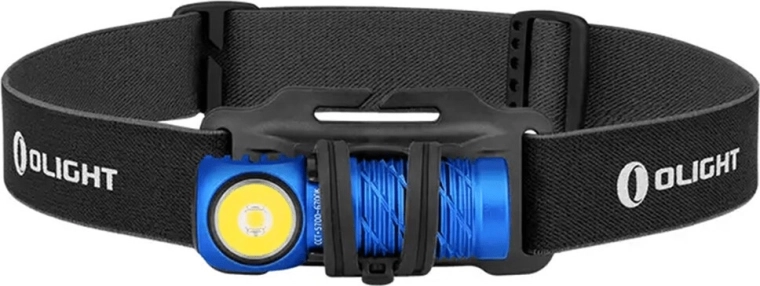 Lampe frontale et de poche OLIGHT Perun 2 Mini Blue CW, rechargeable