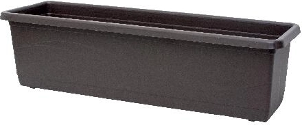 Jardinière en plastique Lobelia 60 cm marron