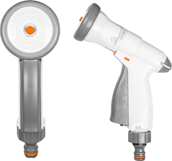 Pistolet pulvérisateur pour tuyau avec 3 fonctions EXCLUSIVE WHITE LINE