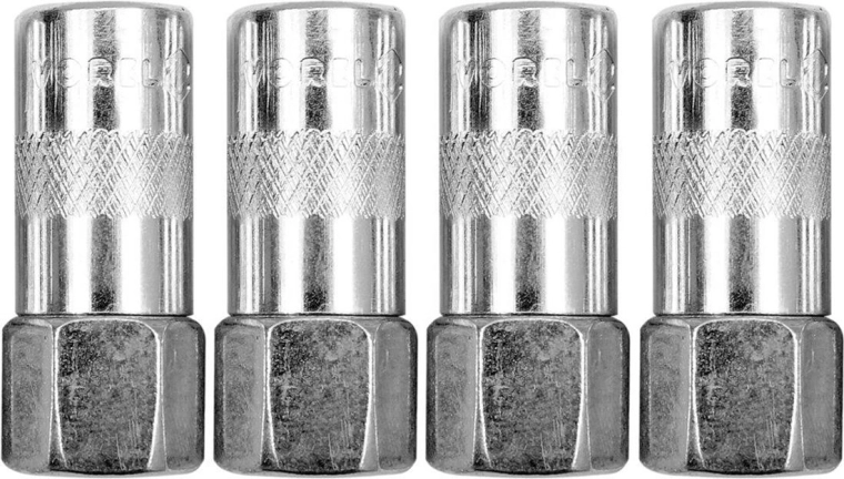 Embouts pour pompe à graisse, à 4 mâchoires, lot de 4 pièces