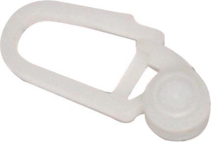 Coulisseaux pour rideaux en plastique (100 pcs)