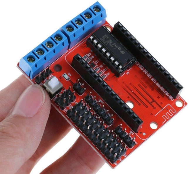 Contrôleur de moteur L293D pour ESP8266 WiFi ESP12E Lua - rouge