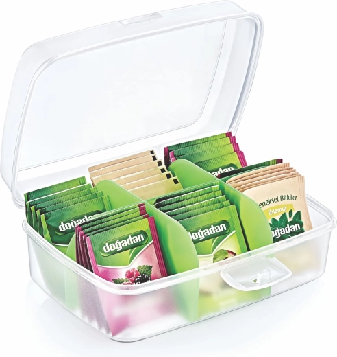 Organisateur pour sachets de thé 21 × 15 × 8 cm