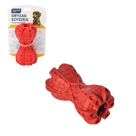 Jouet à mâcher à remplir pour chiens en forme d’os, 8,5 cm