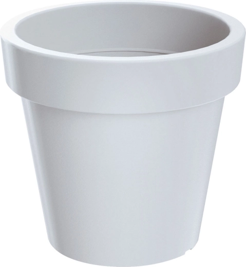 Pot de fleurs Lofly 15,8 cm plastique blanc