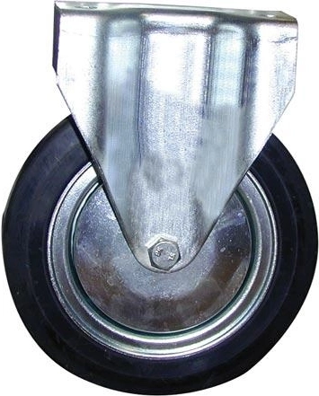 Roue fixe 125 mm, charge 80 kg