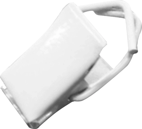 Pince à rideaux en métal blanche – lot de 500 pièces