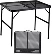 Table de camping pliante FLIP 80 noire