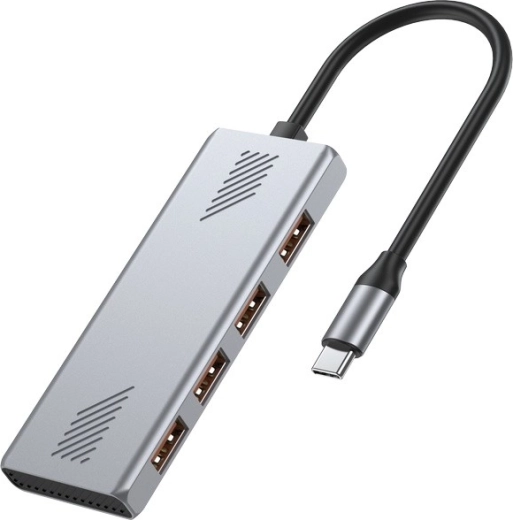 Hub USB-C 3.2 Gen 2 avec 4 ports USB‑A, 10 Gb/s