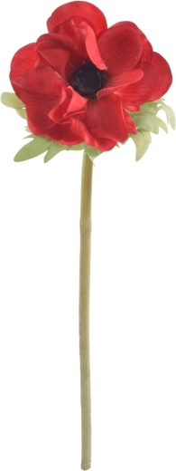 Fleur artificielle coquelicot rouge 50 cm