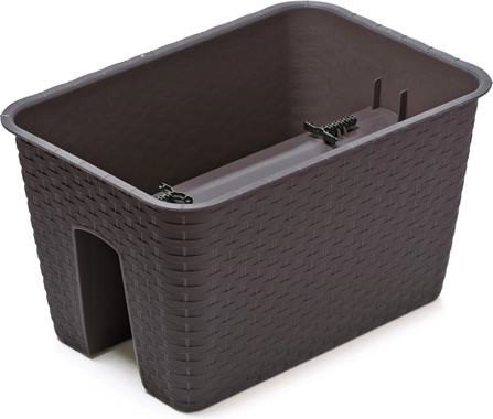 Pot de fleurs suspendu pour balustrade RATOLLA 40 cm – anthracite