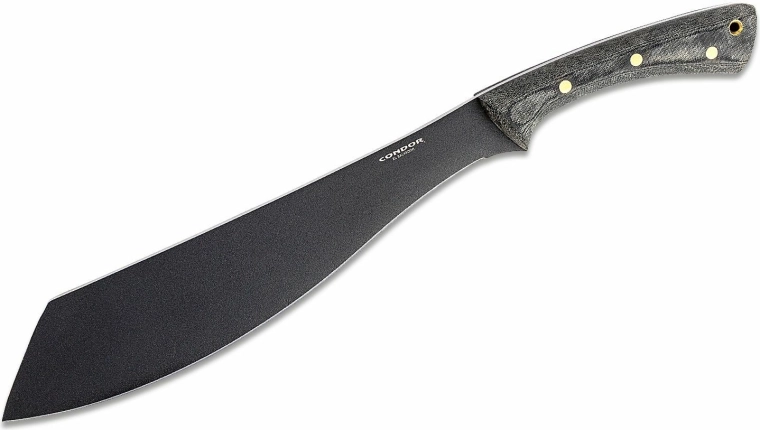 Machette Condor Warlok 31,8 cm, Micarta noire avec étui en cuir