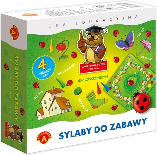 Jeu éducatif Alexander - Tête de chouette savante - syllabes à jouer