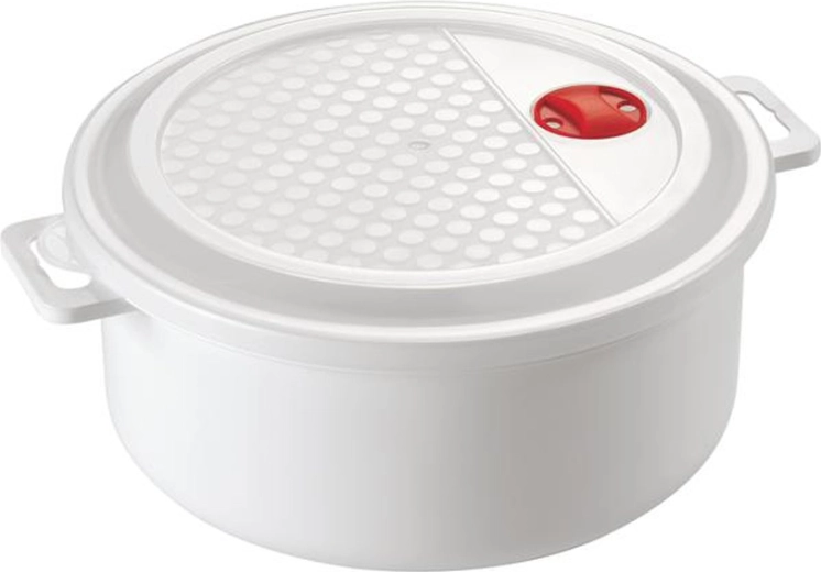 Boîte en plastique pour micro-ondes avec couvercle 3 l Heidrun