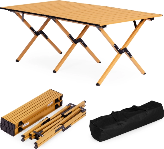 Table de camping pliante 120 × 60 cm avec sac MultiGarden
