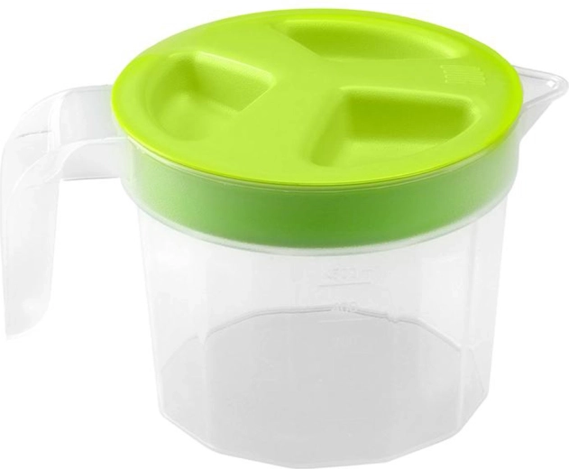 Mesure en plastique avec couvercle 0,5 l