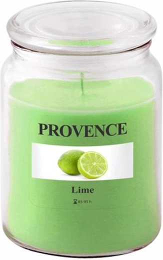 Bougie parfumée en verre Provence citron vert 95 heures
