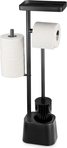 Support Vilde pour papier toilette avec brosse WC