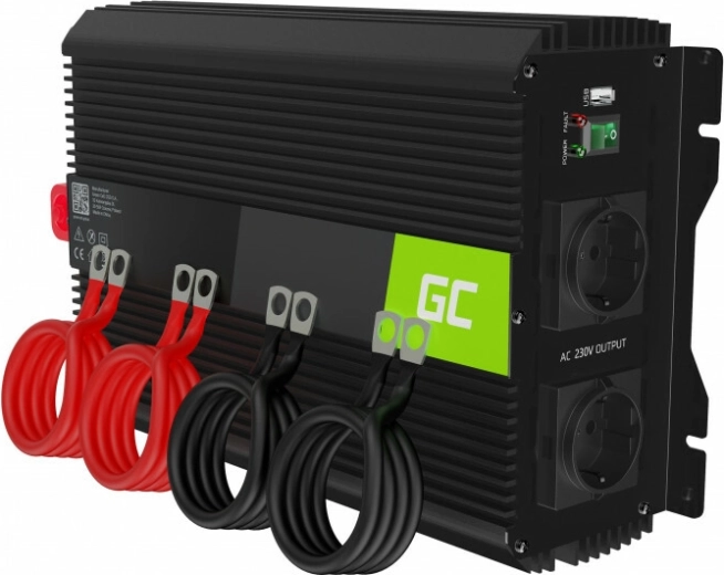 Green Cell INVGC10 onduleur automobile PRO 12V vers 230V, 2000W/4000W