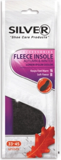 Semelle intérieure Silver Fleece à découper 35–45