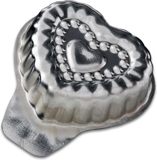 Moules à pâtisserie en forme de cœur 4 cm, lot de 20 pièces