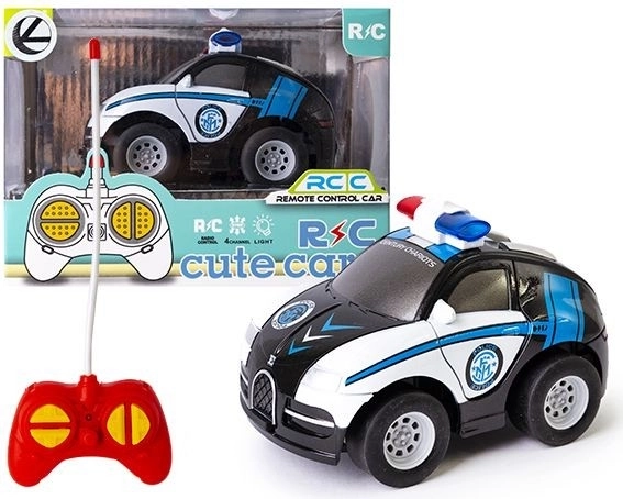 Petite voiture de police télécommandée - 1 pièce