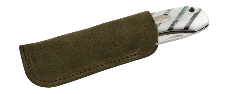 Étui en suède pour couteau de poche Fällkniven FH9