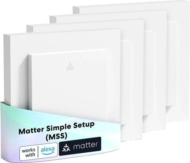 Interrupteur intelligent Meross pour volets Wi‑Fi Matter (4 pcs)