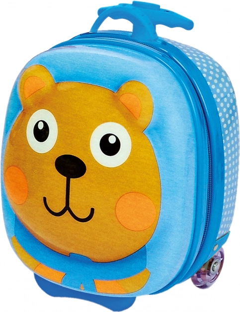 Petite valise pour enfants à roulettes Ours 30 cm