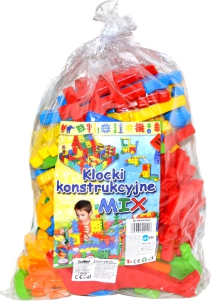 Jeu de construction en plastique 60 pièces Czako Mix
