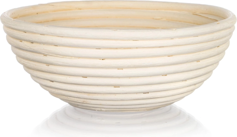 Panier de fermentation pour pain avec décor floral 21 cm