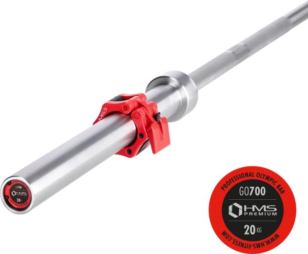 Barre olympique HMS Premium GO700 220 cm, diamètre 50 mm