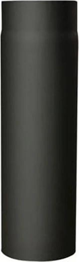 Tuyau de fumée avec ouverture 160 mm, longueur 1000 mm, noir