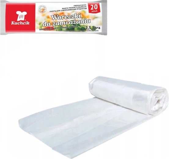 Sachets de congélation des aliments KUCHCIK 25 × 35 cm, 3,5 l, 20 pcs