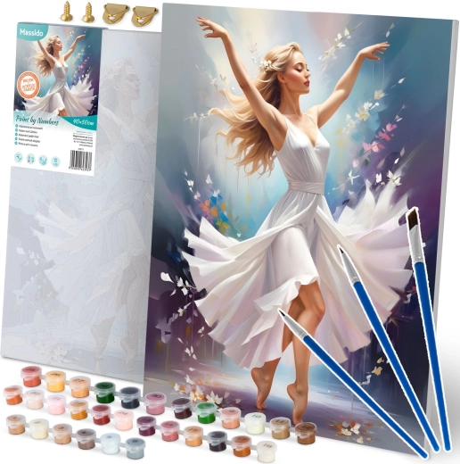 Peinture par numéros 40x50 cm MASSIDO Femme dansante