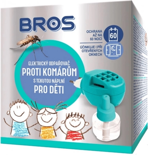 Bros évaporateur électrique anti-moustiques avec recharge liquide pour enfants
