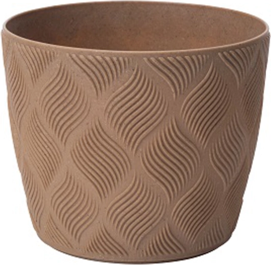 Cache-pot Flow Petit Eco Wood 15 cm