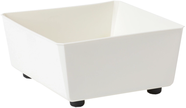 Pot de fleurs SAGA crème 28,5 × 28,5 cm