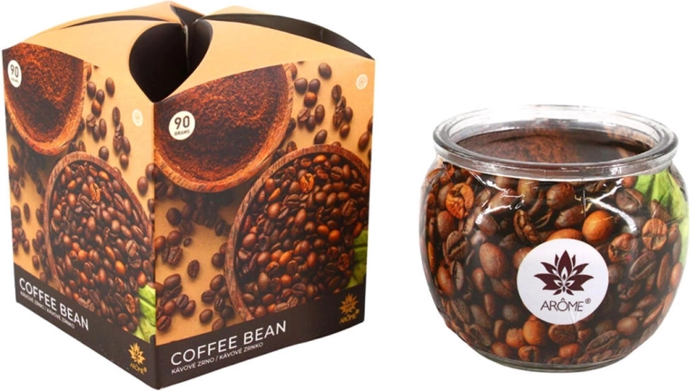 Bougie parfumée en verre Coffee Bean 90 g