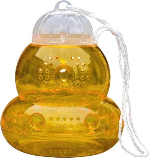 piège suspendu pour guêpes et insectes volants en plastique résistant 16 × 13 cm