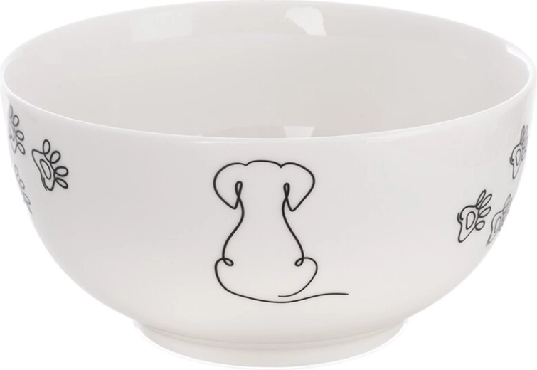 Bol en porcelaine Chien 13 cm
