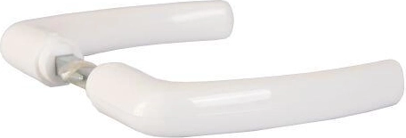 Poignée intérieure Classique avec carré, blanche (10 paires)